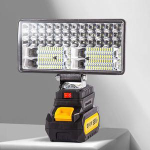 디월트 18V 리튬 이온 배터리 LED 등 34 인치 손전등 휴대용 비상 홍수 램프 캠핑 램프
