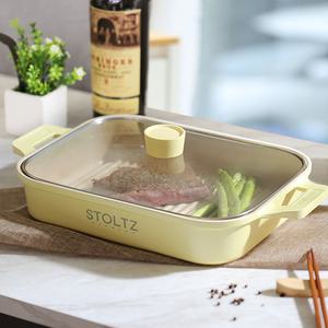 [STOLTZ] 슈톨츠 머랭 IH 사각 그릴팬 30cm