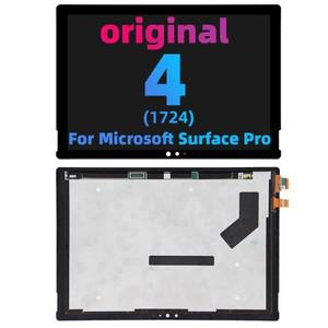 100% Microsoft Surface Pro 3 4 5 6 7 LCD 디스플레이 터치 스크린 디지타이저 어셈블리 1866 용 새 테스