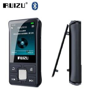 RUIZU X55 스포츠 블루투스 MP3 플레이어 클립 미니 화면 지지대 FM 녹음 전자책 시계 만보계 블루투스 MP3 플레이어