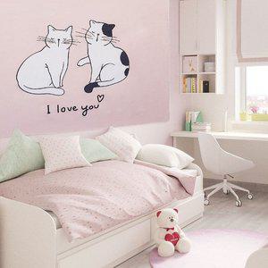고품질 SFr 대형 패브릭 포스터 고양이 L (WFHLCW7)