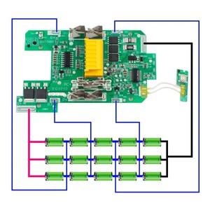 18650 배터리 홀더  BL1890 리튬 이온 배터리 케이스 PCB 충전 보호 회로 기판 쉘 Makita 18V 9.0Ah 스티커