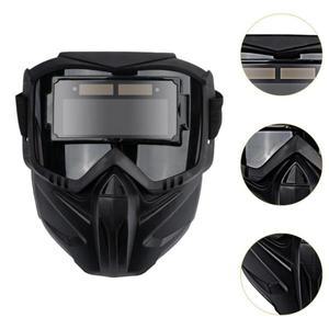 Auto Darkening Welding Mask Work Protective Impact Resistant Glasses Adjustable Band Face Shield Pro