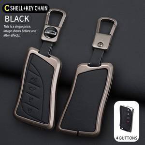 렉서스 자동차 금속 가죽 키 케이스 거치대 커버 체인 렉서스 NX ES RC 250h
