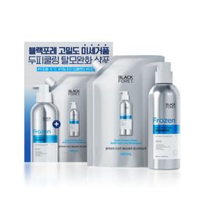 애경 블랙포레 탈모 샴푸 두피 클린 500ml+리필 450ml