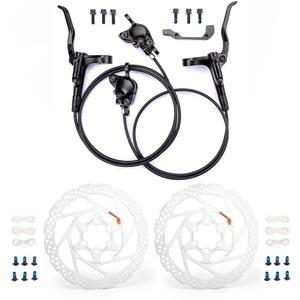 Aciaie SM MT200 이즈/PM 디스크 장착 피스톤 로터 우측 160mm/180mm 브레이크, 듀얼 1500mm 브레이크 800mm 2개, 유압 리어 프론트 좌측 MTB 어댑터