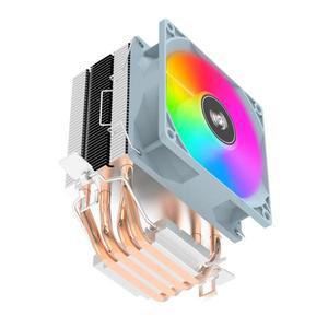 [PCstore]Aigo 에어 CPU 쿨러 냉각팬, 조용한 4 히트 파이프 라디에이터, 인텔 LGA 115X 1700 775 AMD AM3