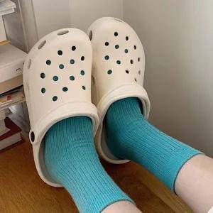 [하프클럽/]쿨샵 여성 고무슬리퍼 물놀이 슬리퍼 데일리뮬 3색