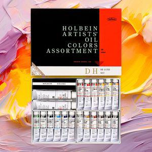 HOC 유화물감 20ml 20색 전문가용 오일컬러 페인팅 채색 페인트 홀배인 유화용물감
