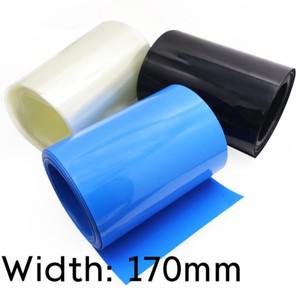 너비 170mm PVC 열 수축 튜브 직경 리튬 배터리 절연 필름 랩 보호 케이스 팩 와이어 슬리브 다채로운