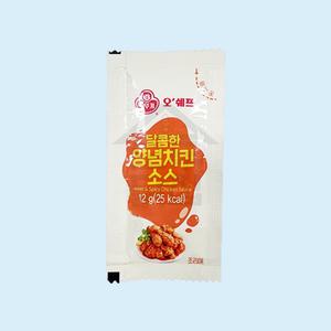 오뚜기 봉지 소포장 일회용 양념치킨소스 12g 200매