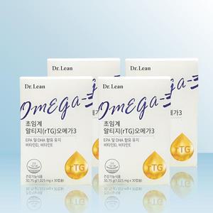 닥터린 초임계 알티지 오메가3 1025mg x 30캡슐 x 4개 / iuy