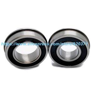 1PC 19X35X11X13MM 플랜지 1 미니어처 베어링 19 19X35X11 2RS 가든 수레 그루브 볼밀폐 ABEC F6003 깊은
