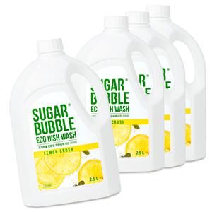 슈가버블 친환경 주방세제 레몬크러쉬 2.5L 4개