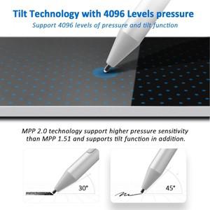 Microsoft Surface 4096 압력 감도 손바닥 거부용 터치 스타일러스 펜  Pro 9 및 8/노트북과 호환 가능
