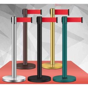 차단벨트 줄서기 가이드봉 통제선 안전봉 안전바 세공 차단줄 2미실버 전시회 용품