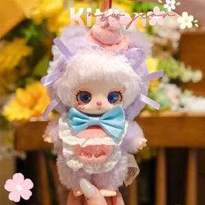 오리지널 Liila 행운 고양이 미스터리 박스 V4 Serise Liila'S Chef Kitten 블라인드 박스 액션 피규어 블