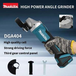 Makita DGA404 125mm 브러시리스 앵글 그라인더 무선 전기 커팅 머신 18V 충전식 고전력 폴리싱 머신