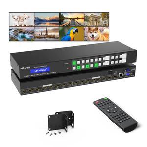 4K 30Hz 비디오 HDMI 매트릭스 8x8, MT-ViKI HDMI 매트릭스 스위처 분배기 4입력 4출력 웹 GUI 지원