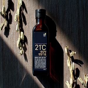 국산 참기름 21℃ 냉압착 생참기름 180ml [원산지:국산]