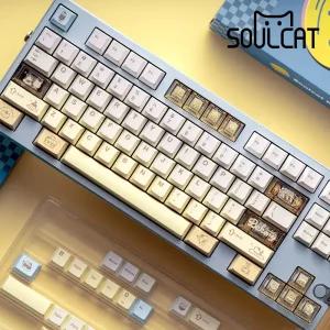 Soulcat 고양이키캡 PBT 귀여운 예쁜 체리 베이커리