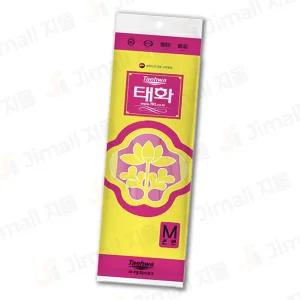 태화 고무장갑 M 선밴 1켤레 설거지 주방 조리용 중형