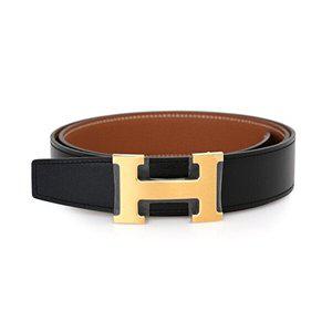 [에르메스]에르메스 클래식 골드 양면 벨트 H-BELT*