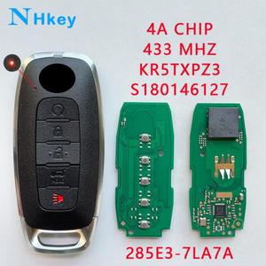 NH 키 S180146127 285E3-7LA7A KR5TXPZ3 433MHz 4A 칩 5버튼 닛산 2022+ 패스파인더/로그/킥용 차량 리모컨