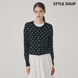 도트 카디건(SB9GDG1)