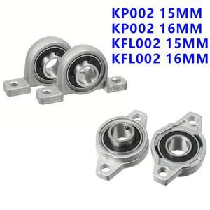 10PCS KP002 KFL002 인서트 아연 블록 장착 합금 15MM 보어 베개 16MM 내부