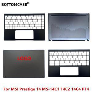BOTTOMCAS 95% MSI Prestige 14MS-14C1 14C2 P14 LCD 뒷면 덮개 노트북 대문자 손목 받침대 하단 Bsse