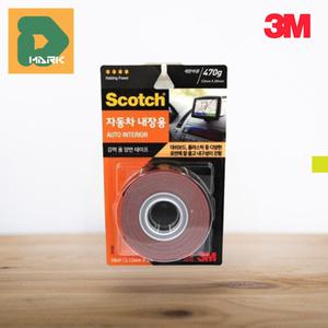 3M 스카치 강력 아크릴폼 자동차 양면테이프 자국없는 접착 사각 소품 DIY 액자 얇은 리무버블 블랙박스 겔