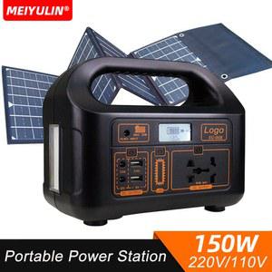 캠핑용 휴대용 VRLA 150W 모바일 비상 보조베터리 외부 발전기 태양광 220V 야외 110V 144WH 발전소 배터리