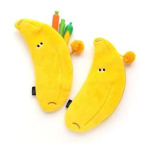 바나나 슬림 패브릭 필통/펜파우치/연필통/펜슬/연필/필기구/수납/멀티/파우치/학생/예쁜/팬시/다용도/감성