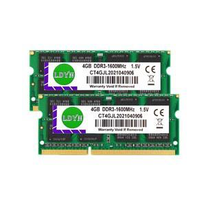 SODIMM 노트북 메모리 램 DDR3 DDR3L DDR4 4GB 8GB 16GB PC3 1 5V PC3L 35V 1333 1600Mhz PC4 2133 2400 2666 3200MHZ
