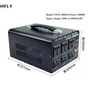 VTUS-3000VA 단상 전압 조정기 3000W 입력 220v ~ 110V 승압 및 강압 전원 공급 장치