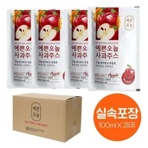 실속박스 100프로 사과즙 예쁜오늘 맛있는 사과주스/과채/쥬스/업소용/음료수/미니/음료/과일/아기/대용량