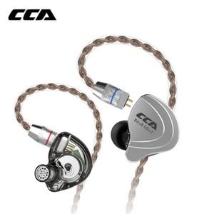 CCA C10 4ba + 1dd 하이브리드 이어폰 Hifi Dj Monito 러닝 스포츠 5 드라이브 유닛 헤드셋 소음 차단 버드
