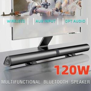 슬림 사운드 바 BS 56 TV 블루투스 스피커 AUX 옥스 BT OPT 연결 분리형 PC 노트북 시네마 시스템 FM 120W