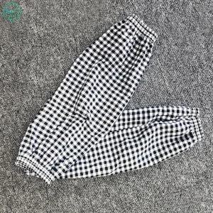 토시 체크 팔 롱 실 면 작업용 사무 여성 미술용