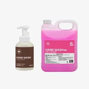 ABC 핸드워시 파우더향 거품형 500ML + 4L 세트