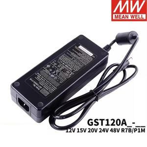 Switching Power SupplyMEAN WELL AC-DC 신뢰할 수 있는 그린 산업용 어댑터, GST120A12-R7B 120W