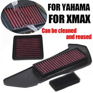 야마하 X MAX250 XMAX300 300 에어필터 요소  오토바이 기 고유량
