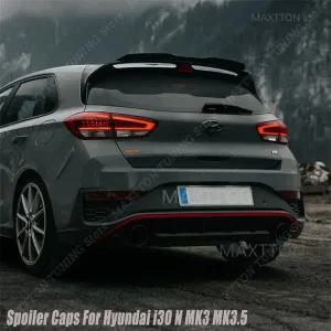 현대 i30N 해치백 MK3 MK3.5 맥스톤 스포일러 캡 리어 루프 소파이어 테일 윙 바디키트 - 튜닝