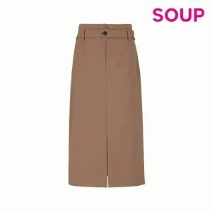 SOUP 트임 H라인 미디 스커트 SA5SR85SG