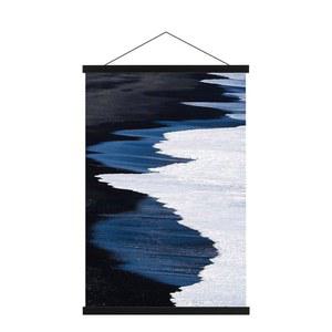 Ywlake 마그네틱 포스터 걸이, 12x18 12x16 12x24 포스터 프레임 우드 프린트 포스터 다웰 스크롤 걸이 걸이 키트 벽걸이 지도 캔버스 아트워크 블랙, 12인치