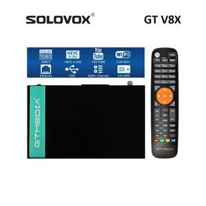 TV 수신기 와이파이 HD GT 리시버 비스키 지지대 SCART H 265 FTA CA SOLOVOX CAMD DVB 위성 스토커 S2X MAC MARS V8X 박스 1080P 파워VU