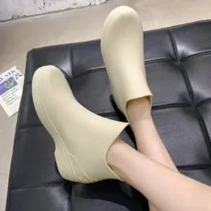 여자 베이지 레인부츠 장마철 신발 비오는날 숏부츠 예쁜레인부츠 여성레인부츠 성인장화