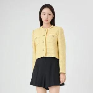 케네스레이디 KENNETH LADY 하트체인 트위드 크롭자켓 EWJKPB03 470494