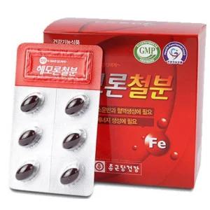 헤모론 헴철 중고등 여학생 여자 철분제 생리 후